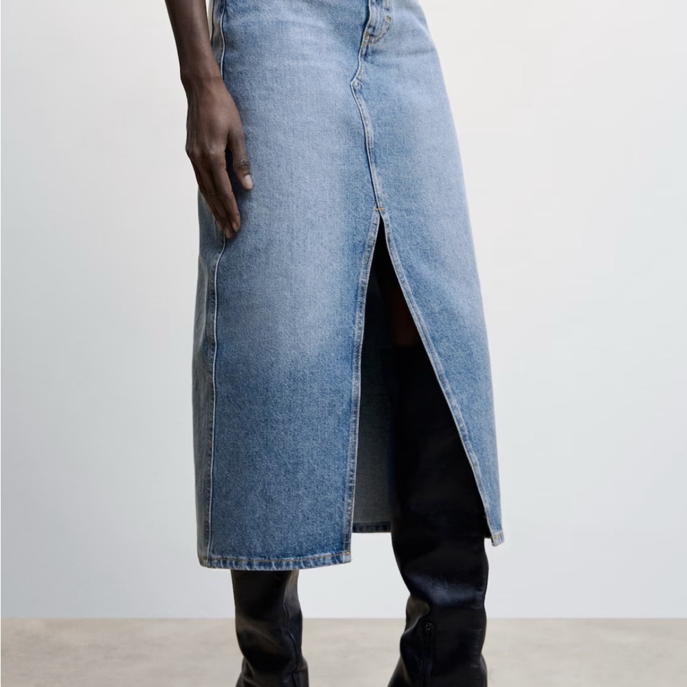 Mango MNG Denim Skirt
